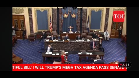 Live !Us senate ! Trump's tax bill gets positive response in us senate