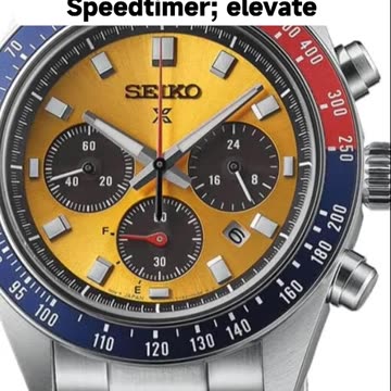 SEIKO Men's SSC947 Prospex Speedtimer Watch