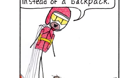 Sticky Shorts: Base Jumping (Stick-y Humor Comic Video)