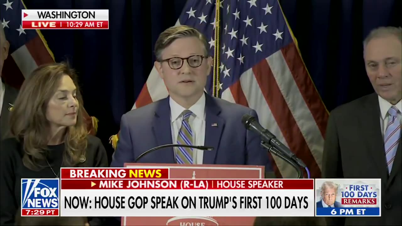 Speaker Johnson Outlines Trump's Top 9 Accomplishments In First 100 Days (VIDEO)