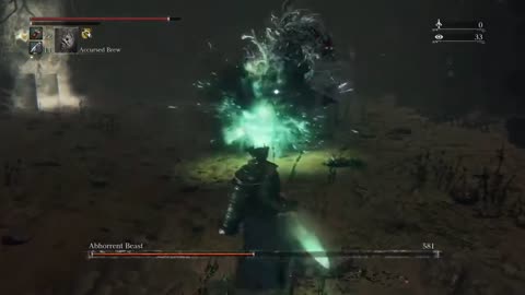 Bloodborne Abhorrent Beast Boss Fight
