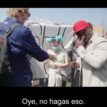 Far left masked individual resorts to violence