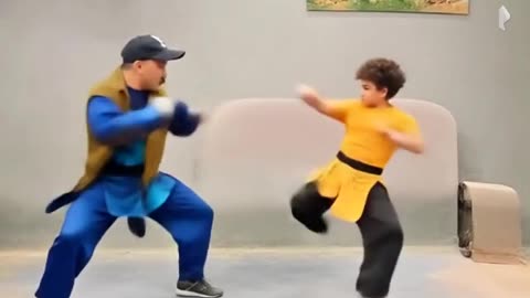 تا حالا دیده بودی نقی و سالار با هم بوکس کار کنند؟😐😅