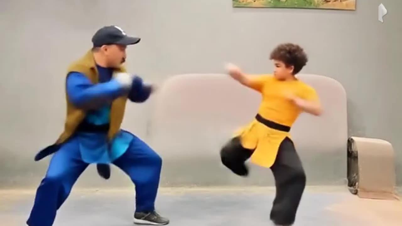 تا حالا دیده بودی نقی و سالار با هم بوکس کار کنند؟😐😅