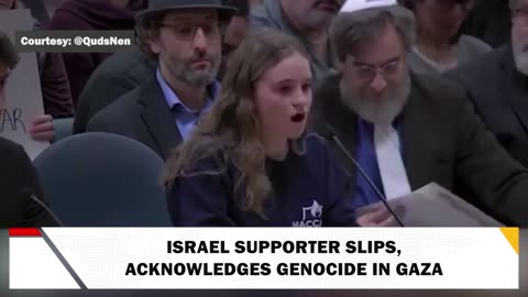 LOW I.Q. SECULAR HUMANIST JEW SLIPS & ACCIDENTALLY ACKNOWLEDGES GENOCIDE IN GAZA