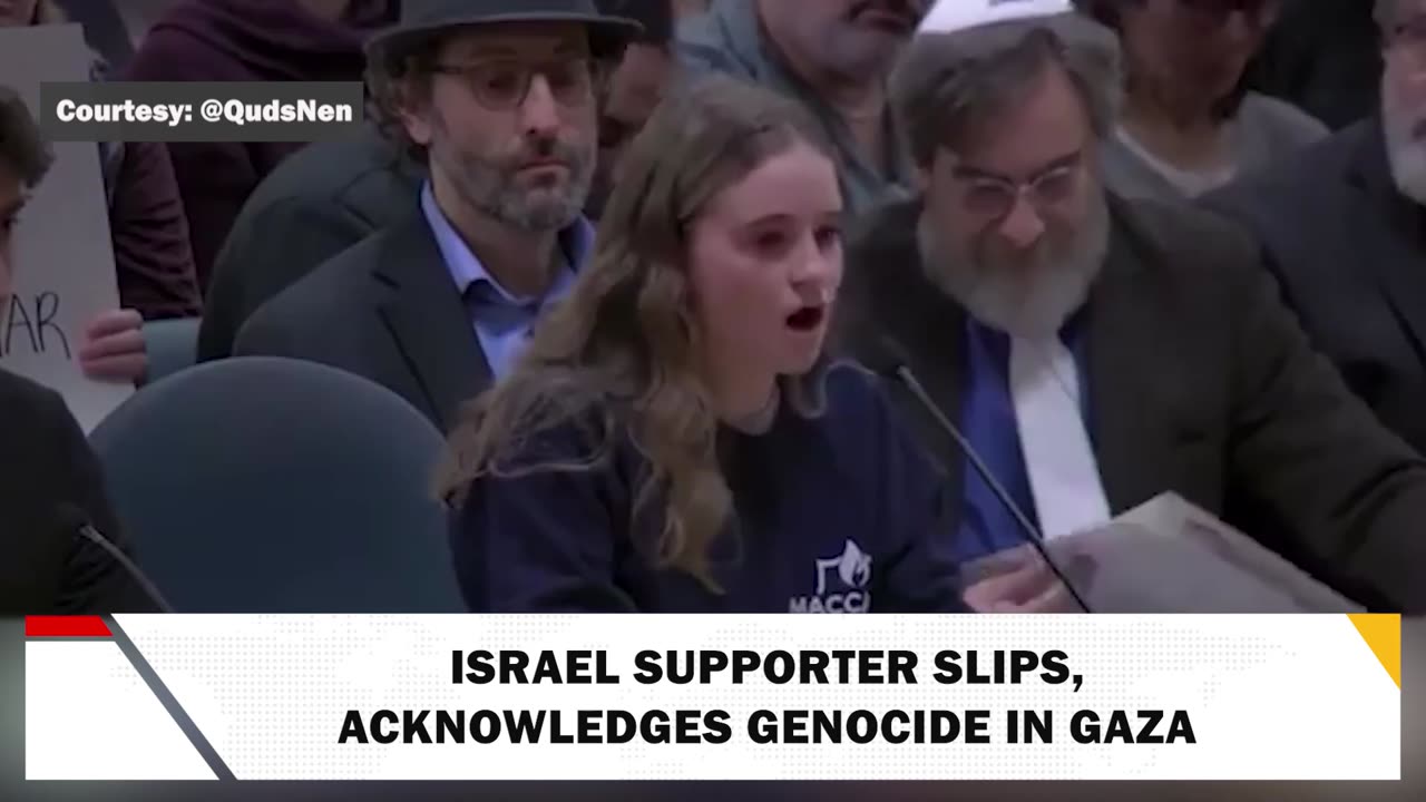 LOW I.Q. SECULAR HUMANIST JEW SLIPS & ACCIDENTALLY ACKNOWLEDGES GENOCIDE IN GAZA