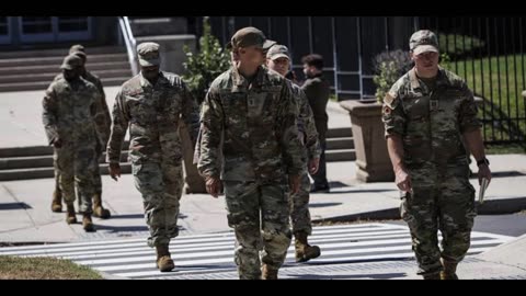 National Guard troops appear in Washington DC as mayor rejects Trump's 'authoritarian push'