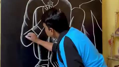 Learn to draw children playing marbles