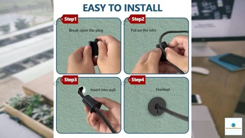 4PCS 3/4 inch starlink Wall Cable Pass Through Bushing Grommets Accessories for Cables,Sta