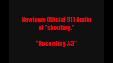 "There's a rumor it's fake." - Audio from within 911 Call Center of Newtown (Sandy Hook)