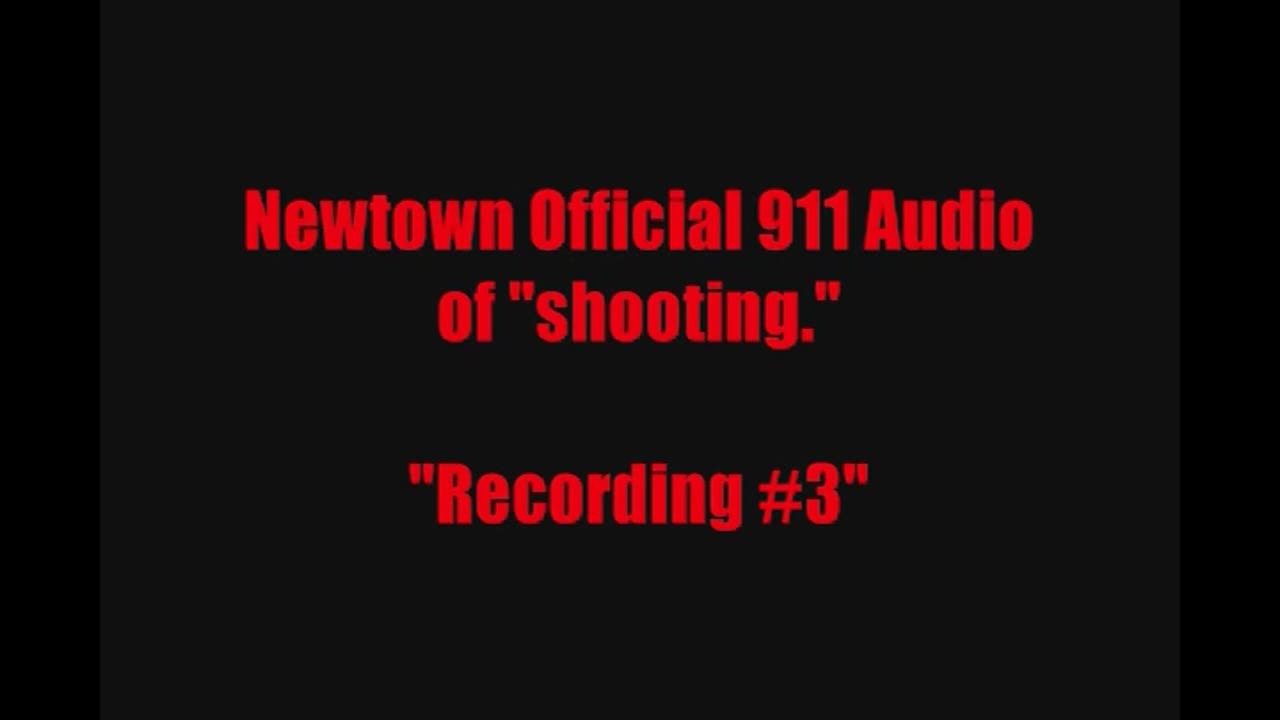 "There's a rumor it's fake." - Audio from within 911 Call Center of Newtown (Sandy Hook)