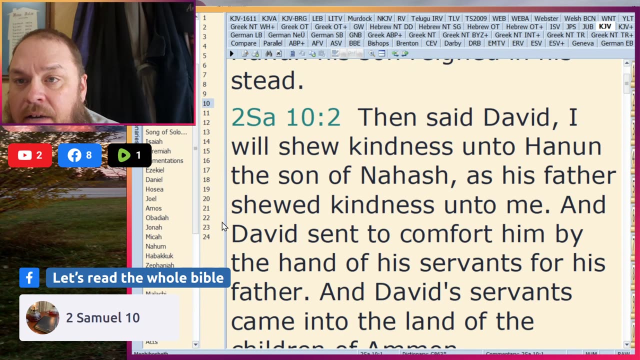 Let's Read the Whole Bible Y'all!! 05/16/2025