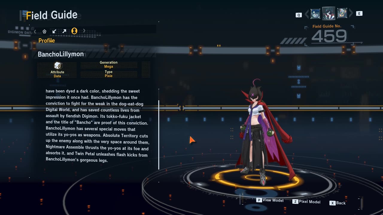 bancholillymon dlc (2) all digivolution/de-digivolution/profile Digimon Story Time Stranger