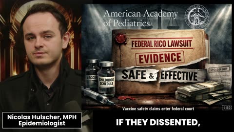 🚩 Amer. Academy of Pediatrics Slammed w/ Federal Lawsuit for Vaccine Safety Fraud