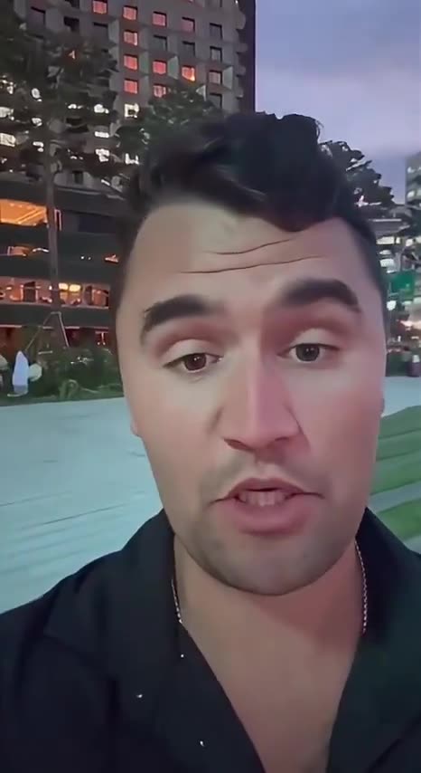 harlie Kirk showing in South Korea they have large inflatable “cushy chairs”