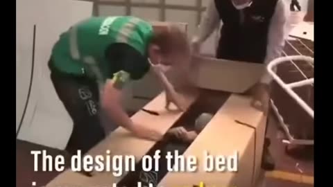Pandemic Absurdities: Cardboard Hospital Bed Doubles as Coffin
