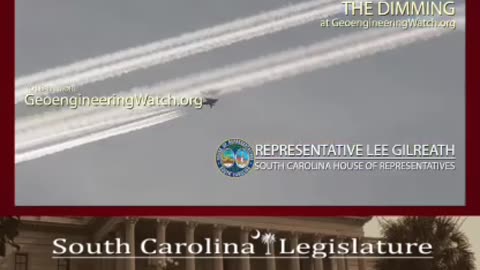 State representative sounds the alarm on geoengineering.