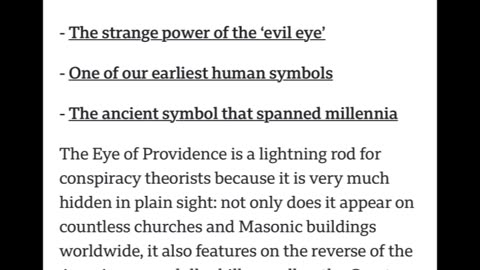 The Eye of Providence: The symbol with a secret meaning?