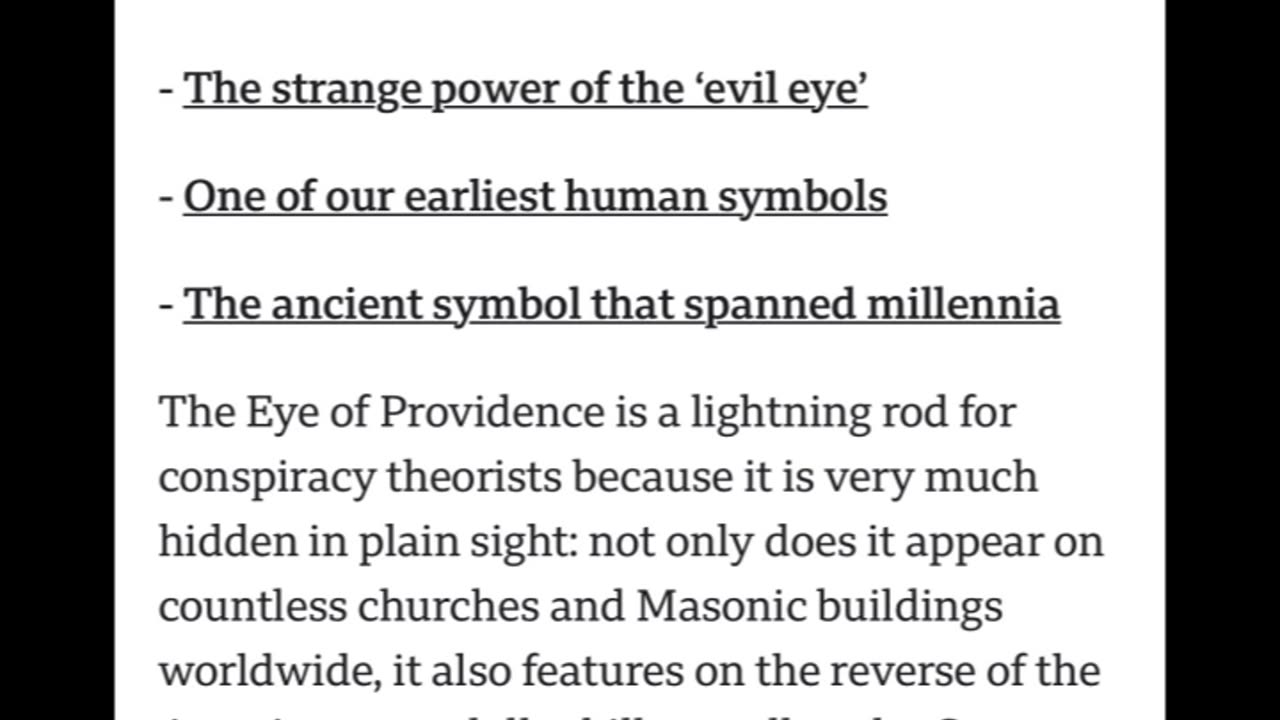 The Eye of Providence: The symbol with a secret meaning?
