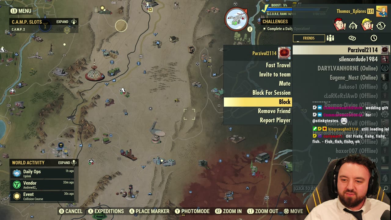 Fallout 76 🔴 Back Soon Gone Fishing 🔴 Ep. 31