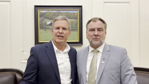 A special message from the Governor of Tennessee, Bill Lee to the persecuted Christians of Canada!