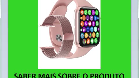 relógio digital feminino smartwatch luxo com kit 7x pulseiras metal