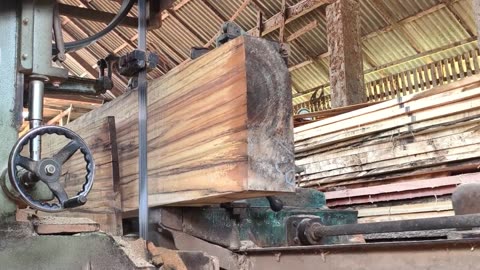 50 year old black teak wood