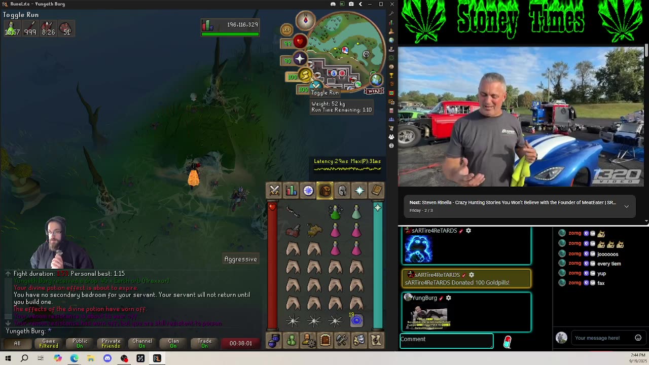 Burg's Lounge.. Runescape n' Chill 9-19 #Live #Cannabis #420 #OSRS