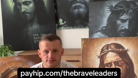 He’s working in silence!! #british patriots #Jesus art #free speech uk