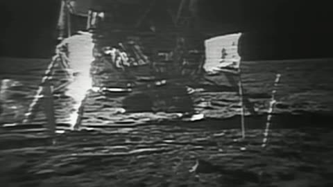 Restored Apollo 11 Moonwalk - Original NASA EVA Mission Video - Walking on the Moon