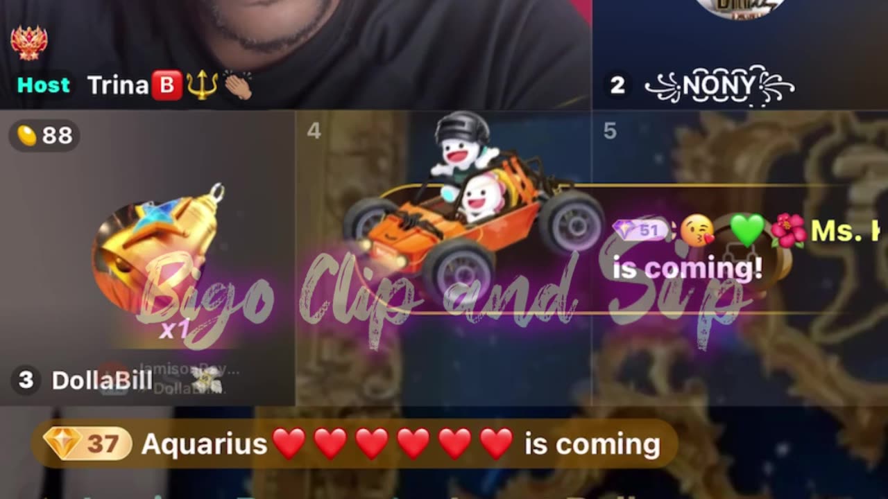 TrinaB EbbiMay n Nony have a conversation with DollaBill 4/9/25 #bigoclipandsip