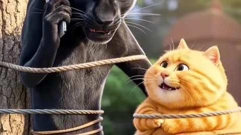 Cats moment