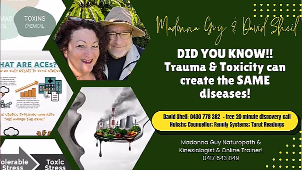 TRAUMA and TOXICITY can produce the same diseases, stress and symptoms! Let's explore this!