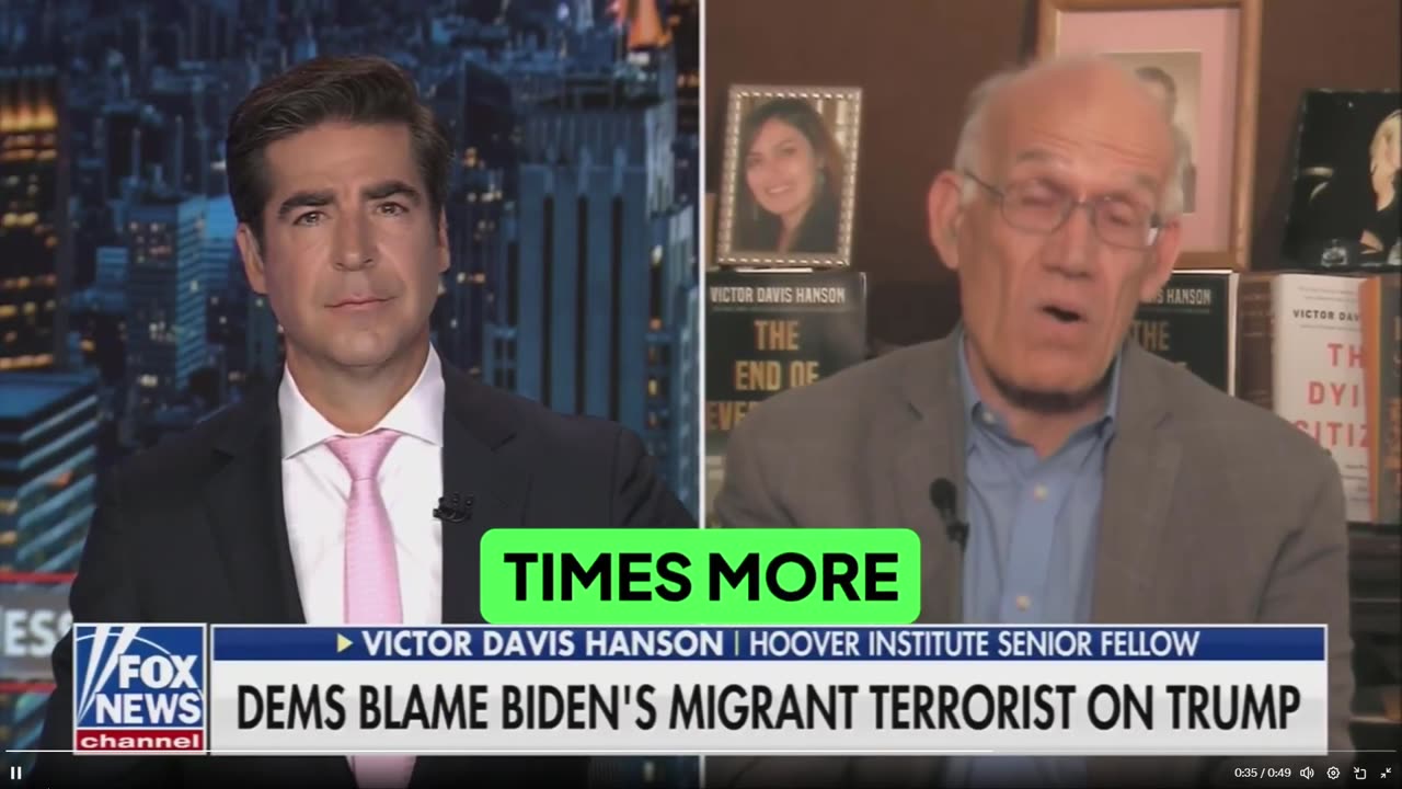 Victor Davis Hanson said impossible to even getting Biden's illegals out... What?