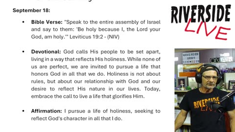 Riverside Morning Ammo Daily Devotional 9.18.25