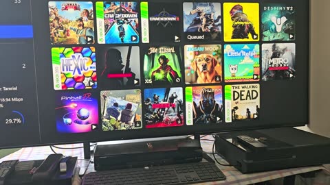 I made a 2TB hard drive for my xbox one so can now play more games on this & games up dates