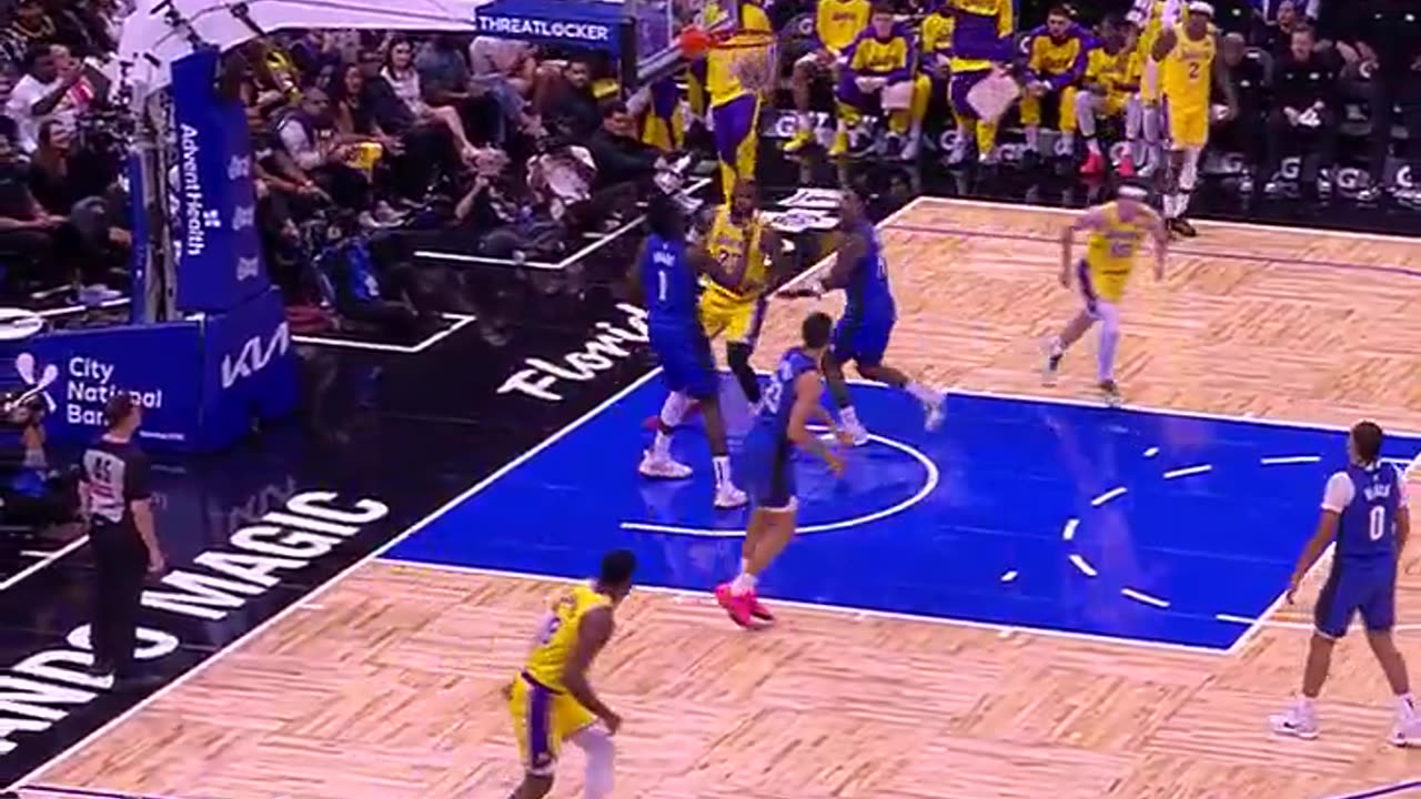 NBA - AUSTIN REAVES BEHIND-THE-BACK TO LEBRON!!!