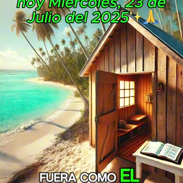 🙏✨Evangelio de hoy Miércoles, 23 de Julio del 2025✨🙏