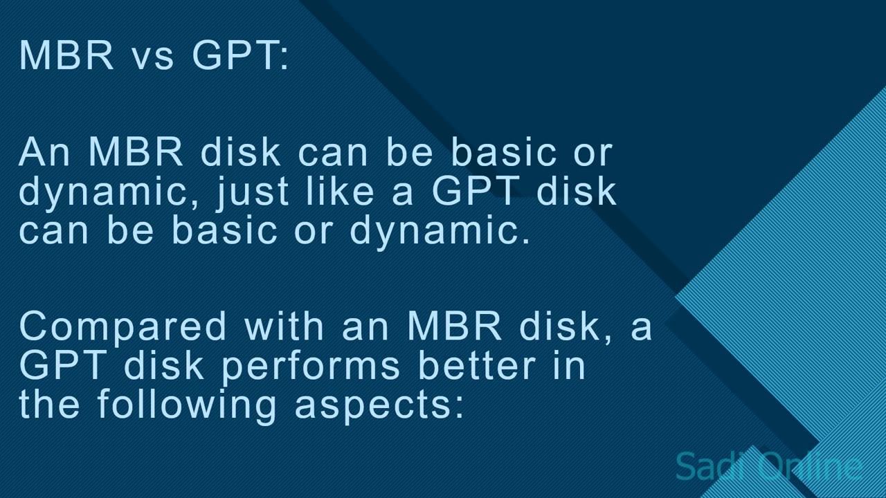 Mbr Vs Gpt