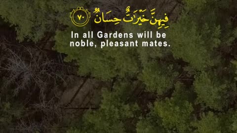 The Final Glimpse of Jannah | Surah Rahman 69–78 | Glory of the Most Merciful