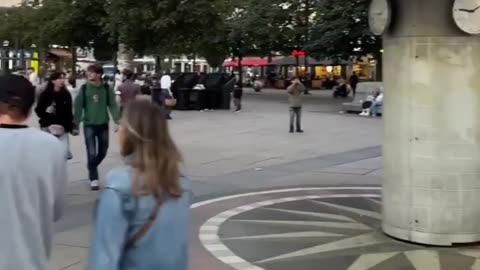 Alexanderplatz, Berlin. Where are Germans?