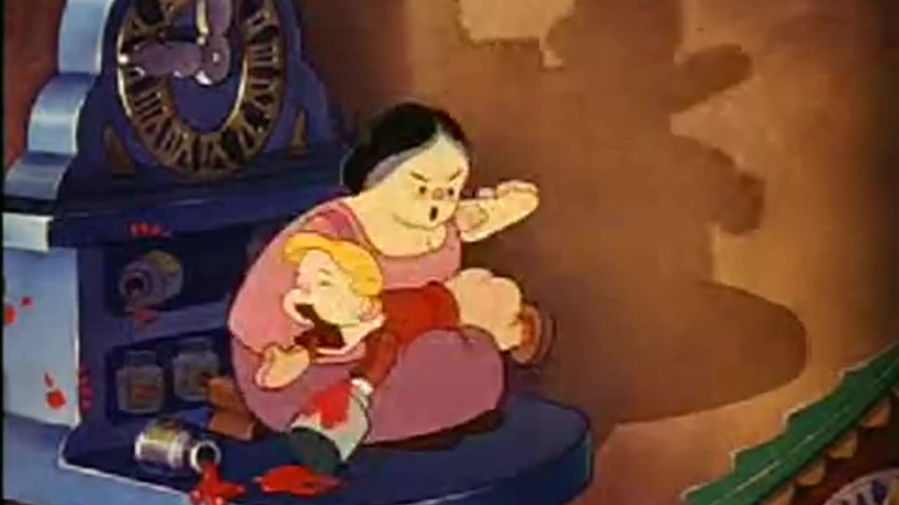 Spanking Clock from Pinocchio