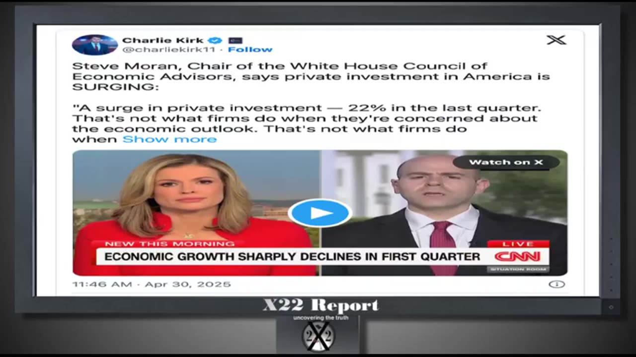 X-22 Financial Report - Fake News Pushes Recession Narrative...4-30-25