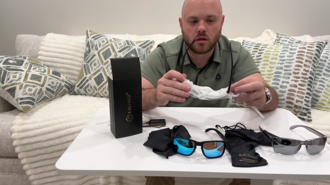 KALIYADI Polarized Sunglasses Unboxing & Review