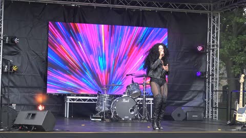 Torquay Torbay Devon England Gay LGBTQIA Pride 14th June 2025 Cher-Esque pt 3.