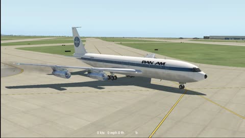 Jolly A - now the WA 707-320 JT-3D tyme - Xplane 11 - weave and bobble in 2025