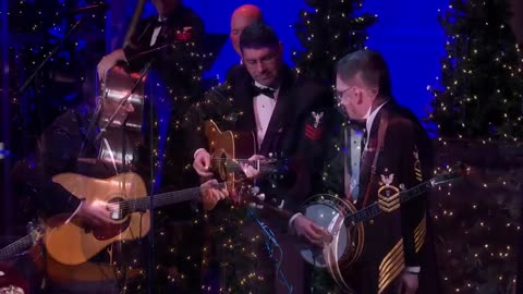 United States Navy Band Shared with Public Jingle all the way 🪕🎄 🎸