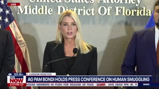 Pam Bondi: "Let me be clear. If you smuggle human beings, you will be found, you will be prosecuted"