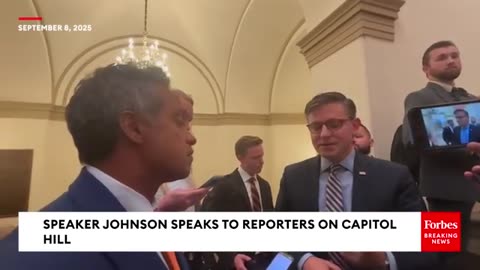 Speaker Johnson Asked Point Blank About Calling Trump FBI Informant About Epstein