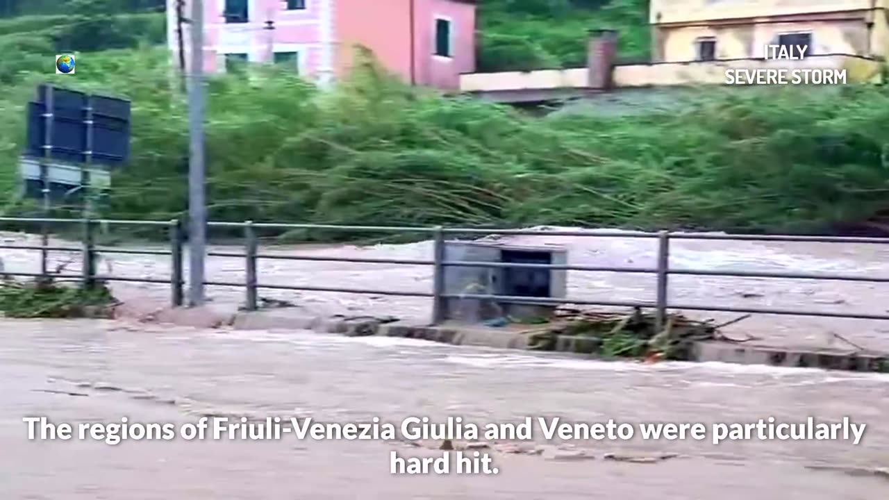 La série de tempêtes en Italie continue : maintenant avec une tornade